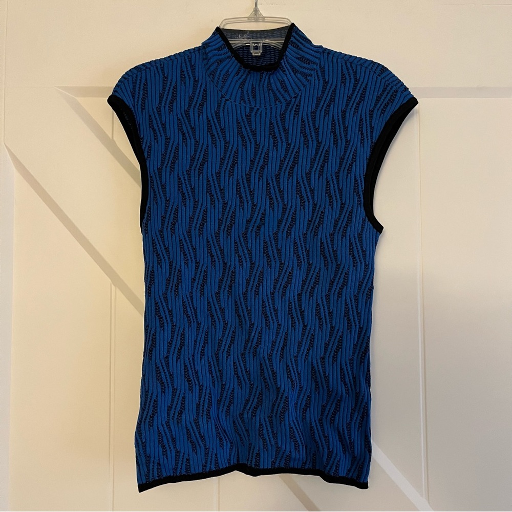 ✨NEW✨ Blue Mock Neck Sweater Blouse